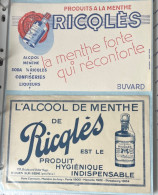 Buvard   RICQLES Menthe Forte Qui Reconforte -2 Modèles - Liquor & Beer