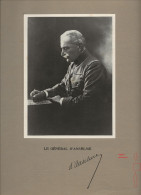 Photo Ancienne, Portrait Militaire Général D'Anselme, France Vintage - Guerre, Militaire
