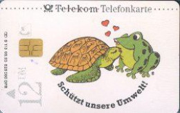 # GERMANY S113_93 Tengelmann 12 Gd 05.93 -animal,grenouille,frog- Tres Bon Etat - S-Series : Tills With Third Part Ads