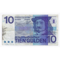PAYS BAS - PICK 91 - 10 GULDEN - 25/4/1968 - TRES BEAU - Other & Unclassified