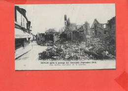 Delcampe - 60 SENLIS Septembre 1914 Cpa Rue Bellon Carrefour De La Licorne          19 Edit ROYER - Senlis