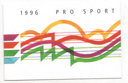 Schweiz 1996 MH0-104 Pro Sport Postfrisch; Switzerland MNH YT: C1504 Sg: SB66 - Markenheftchen
