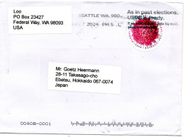 83905 - USA - 2024 - "Global" '20 EF A Bf SEATTLE WA - ... -> Japan - Lettres & Documents