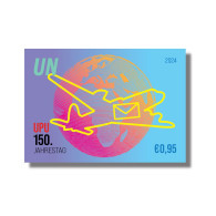 ONU Vienne 2024 - 150 Years Of The UPU - Feuillet ** - Ungebraucht