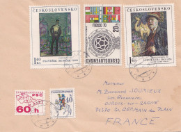 From Czechoslovakia To France - 70's - Briefe U. Dokumente