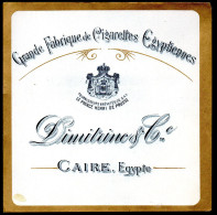 A 10.336 EGYPT DIMITRINO & Co.PATENTED SUPPLIERS OF PRINCE HENRY OF PRUSSIA, 3  LABELS - Objetos Publicitarios
