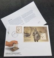 Sweden Ireland Joint Issue Engraving Art 2010 Dance (joint FDC) *dual PMK *rare - Briefe U. Dokumente