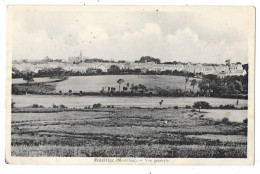 Delcampe - Cpa: 56 MUZILLAC (ar. Vannes) Vue Générale (Plan Rare) - Muzillac