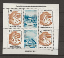 1973 MNH Hungary Block 99A - Blocs-feuillets