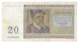 20 Frank Biljet Type Regnier - Altri & Non Classificati