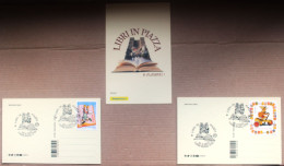 Delcampe - SET 2 CARTOLINE RIVOLI LIBRI IN PIAZZA - E FUMETTI! ANNULLI MARCOFILIA 29.4.2023 E 30.4.2023 - Kirmes