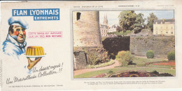 Buvard - Flan Lyonnais - Entremets - Série B - Châteaux De La Loire - Château D'Angers   - 24 - F