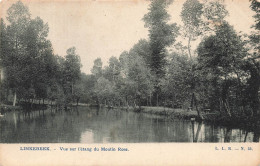 [-5%] BELGIQUE - Linkebeek - Vue Sur Létang Du Moulin Rose - Vue Générale - Carte Postale Ancienne - Linkebeek