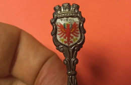 CUILLERE 10,8 Cm En  Métal Argenté - AUTRICHE - TIROL TYROL - Löffel