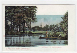 39021473 - Luebbenau Im Spreewald Von Der Gorroschoa Aus Gesehen. Ungelaufen Um 1900 Gute Erhaltung. - Grossräschen