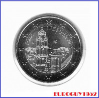 LITOUWEN - 2 € COM. 2017 UNC - VILNIUS, KUNST- EN CULTUURHOOFDSTAD - Lituanie