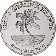 COCOS (KEELING) ISLANDS, 50 Rupees, Shearwater Bird, 2023, Cupro-nickel, SPL - Autres & Non Classés