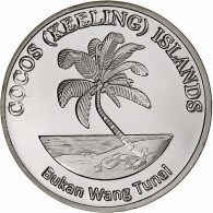 COCOS (KEELING) ISLANDS, 10 Rupees, Night Heron, 2023, Cupro-nickel, SPL - Autres & Non Classés