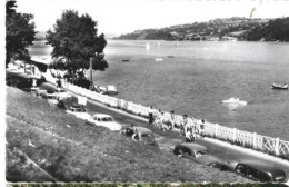 Delcampe - 38 Charavines Les Bains Isère La Route En Corniche Et Le Lac - Charavines