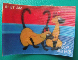 Image Animée La Roche Aux Fées. Les 18 Plus Grandes Vedettes De Walt Disney. Magic. Vers 1980. N° 16 Si Et Am - Nutella