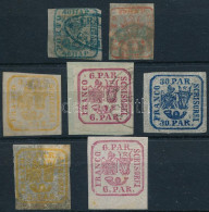 **, (*), *, O Románia 1858-1864 7 Db Bélyeg - Other & Unclassified