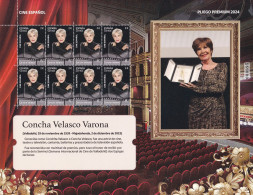 2024-ED. 5786 En PLIEGO PREMIUM -Cine Español. Concha Velasco - NUEVO - Full Sheets