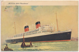 T3 1962 Cunard RMS Mauretania - Folding Card (tear) - Unclassified