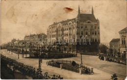 * T3 1917 Belgrád, Első Világháborús Osztrák-magyar Katonai Parádé A Korzón / WWI K.u.k. Military Parade, Soldiers On Th - Unclassified