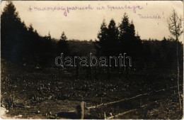* T2/T3 1918 Dél-Tirol, Első Világháborús Osztrák-magyar Katonai Tábor, Hadosztályparancsnok úr Szemléje. A 38. Rohamzás - Unclassified