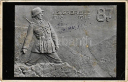 T2/T3 1918 M.S. Gabriele 87. 1916-1917 / WWI Austro-Hungarian K.u.K. Military Field Postcard + "K.u.K. Infanterieregimen - Unclassified