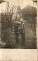 T2/T3 1915 Osztrák-magyar Katona / WWI Austro-Hungarian K.u.K. Military, Soldier. Photo + "M. Kir. Miskolczi 10. Honvéd  - Unclassified