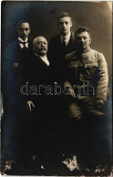 T3 1914 Katona Családdal / WWI Austro-Hungarian K.u.K. Military, Soldier With Family. Budapesti Miniatűr Fényképészeti V - Unclassified