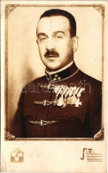 ** T4 Magyar Katonatiszt / Hungarian Military, Officer. Szentes Photo Salon (Budapest) Photo (lyuk / Pinhole) - Unclassified