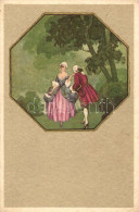 ** T2 Italian Art Postcard, Baroque Couple, Degami 1013. - Unclassified