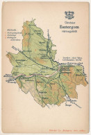 ** T2/T3 1902 Esztergom Vármegye Térképe. Kiadja Károlyi Gy. (EM) - Unclassified
