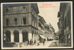 Nyon - Grand'Rue - Pub Au Dos Pour Les Machines Agricoles De Ligny - Voir Scans - Nyon
