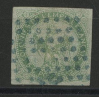 N° 2 5 Ct Vert Obl. Losange De 64 Points BLEUS Voir Suite - Aigle Impérial