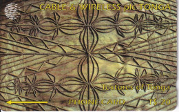 2CTGC TARJETA DE TONGA DE TEXTURES OF TONGA - Tonga