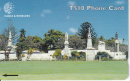 323CTGC TARJETA DE TONGA DE ROYAL TOMBS - Tonga