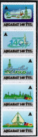 Turkmenistan 2021 . 140th Anniversary Of The Faunding Of Ashgabat (Architecture). 5v. - Turkménistan