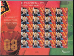 ESPAGNE SPANIEN SPAIN ESPAÑA 2015 LUIS ARAGONÉS PREMIUN PANE (Nº 20)  ED 4962 MI 4971 YT 4976 SN 4043 SG 4953 - Full Sheets