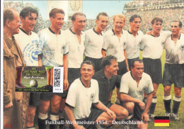 Germany 1954 Card: Football Soccer Fussball Calcio; FIFA WC 1954 Wunder Von  Bern; 2022 Cancellation BALL IN CENTER - 1954 – Zwitserland