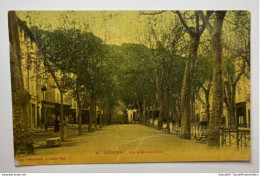 COTIGNAC (83) - CARTE PHOTO - LES ALLEES DU COURS - ETAT - Cotignac