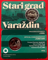 Croatia 2 Euro 2024 "The Old Town Of Varazdin" BiMetallic CoinCard BU - Croazia