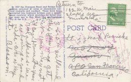 Guam U.S. 1c Washington Prexie 1951 PPC To U.S. Navy Guam Received At New York, N.Y. 10626 Br. Naval Supply Center & Dep - Guam