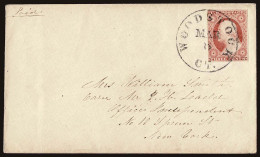 Lot # 009 UNITED STATES: 1851 3c Orange-brown - Covers & Documents