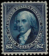 Lot # 025 UNITED STATES: 1894, $2 Bright Blue - Unused Stamps