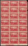 Lot # United States UNITED STATES:  1909 Hudson Fulton 2c Carmine Imperforate,  66 Copies In 4 Blocks (can Make 2 Plate  - Unused Stamps