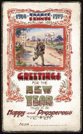 Lot # 097 GREAT BRITAIN:  Made In France; 1918 - 19 Hand Painted Military Picture Post Card (not Sent  Through The Mail) - Postal History