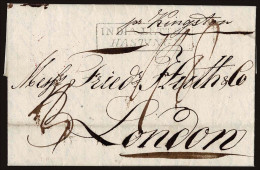 Lot # 151 CAPE OF GOOD HOPE: Stampless; 1822 Folded Letter In Dutch, Datelined Capstadt - Cape Of Good Hope (1853-1904)